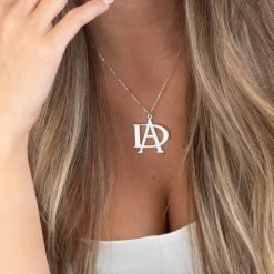 Interlocking Monogram Necklace
