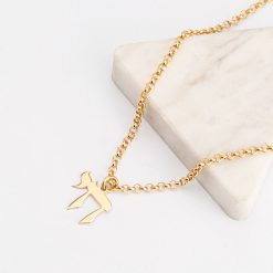 Collier Chai Argent 925 porté en collier délicat