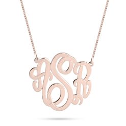 Collier Initiales Monogramme