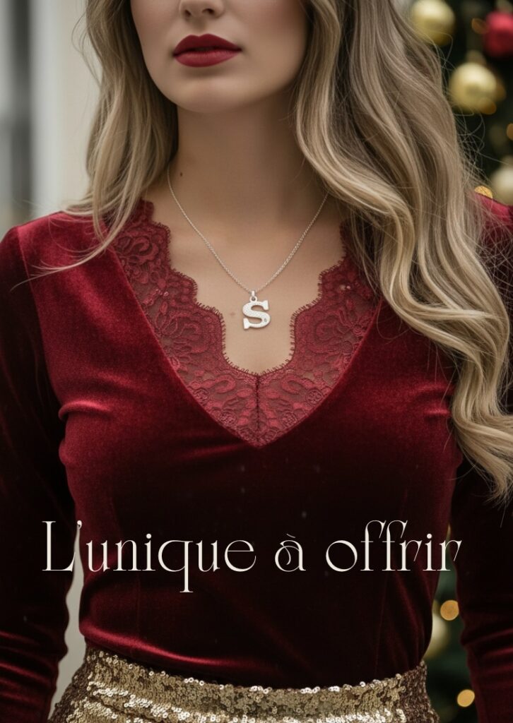 onecklace cadeaux de Noel bijoux personnalisés