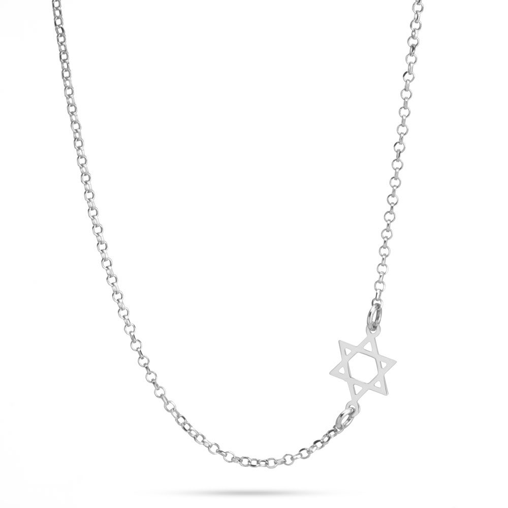 Collier Étoile de David Latérale Collier Étoile de David Latérale