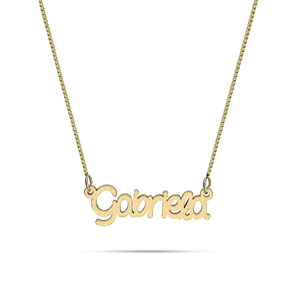 Collier Prenom Joya en Ecriture Arrondie Collier Prenom Joya en Ecriture Arrondie