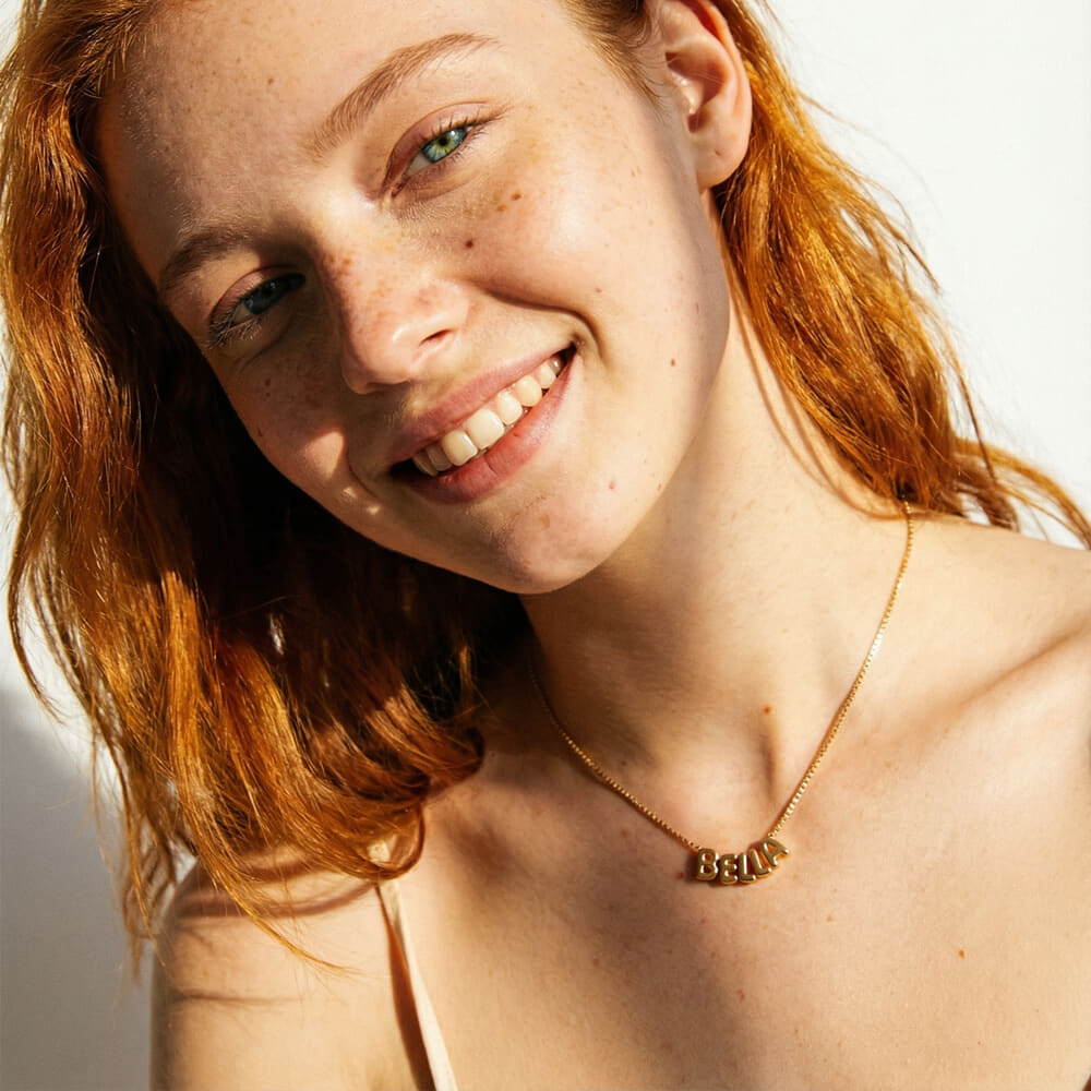 Collier Prenom Lettres Ballon Personnalise Collier Prenom Lettres Ballon Personnalise