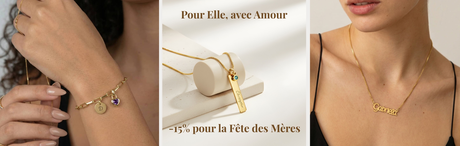 Bijoux personnalisés pour la fête des mères 2026