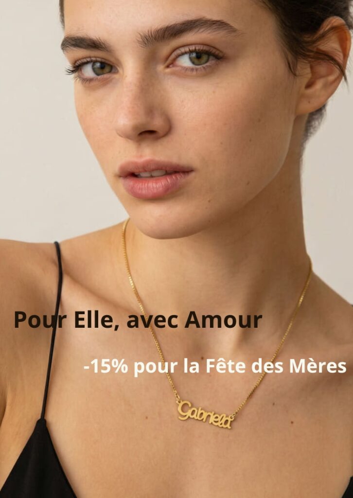 Bijoux personnalisés pour la fête des mères 2026