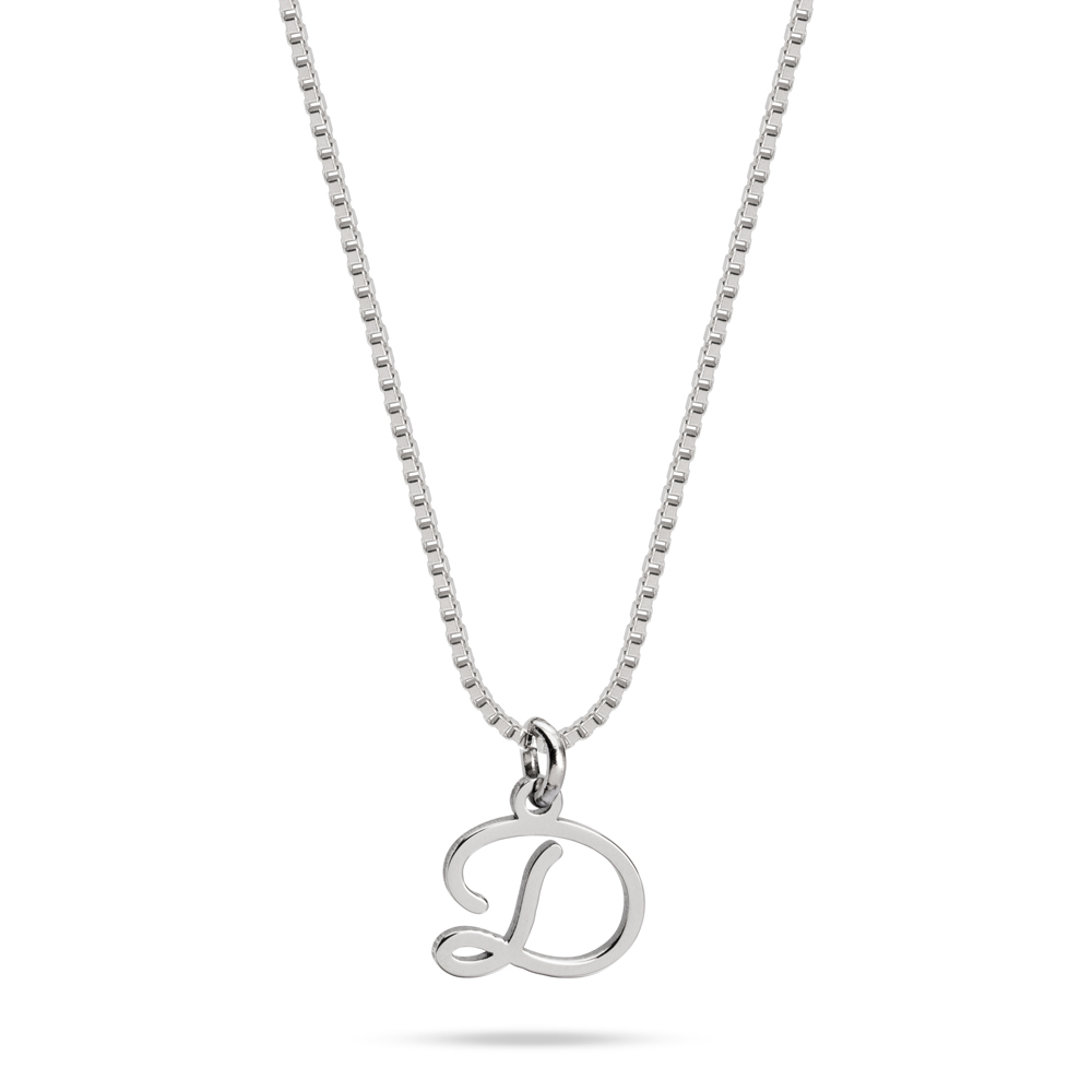 Collier Initiale Majuscule Cursive Collier Initiale Majuscule Cursive