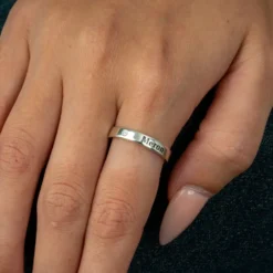 Bague Personnalisable avec Diamant porté