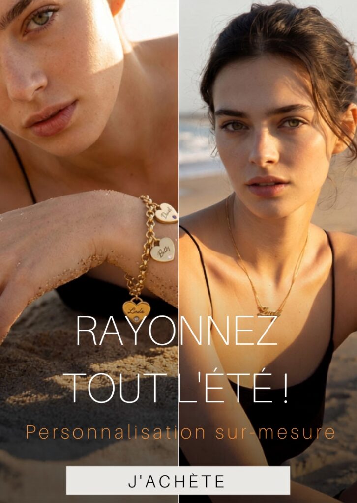 Vos bijoux personnalisés Onecklace été 2026