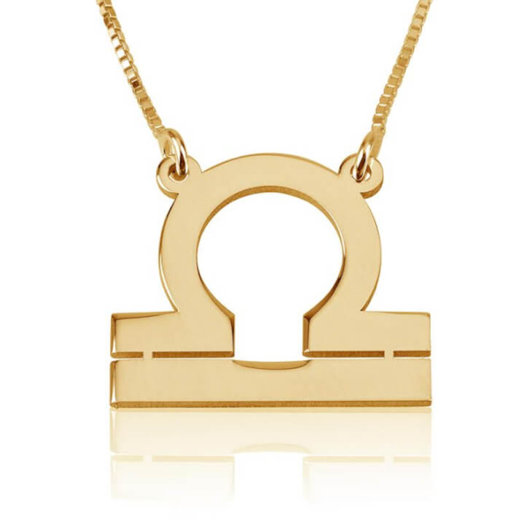 Collier Balance en plaqué or