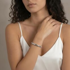 Bracelet Jonc Étoiles en Acier Inoxydable Bracelet Jonc Étoiles en Acier Inoxydable