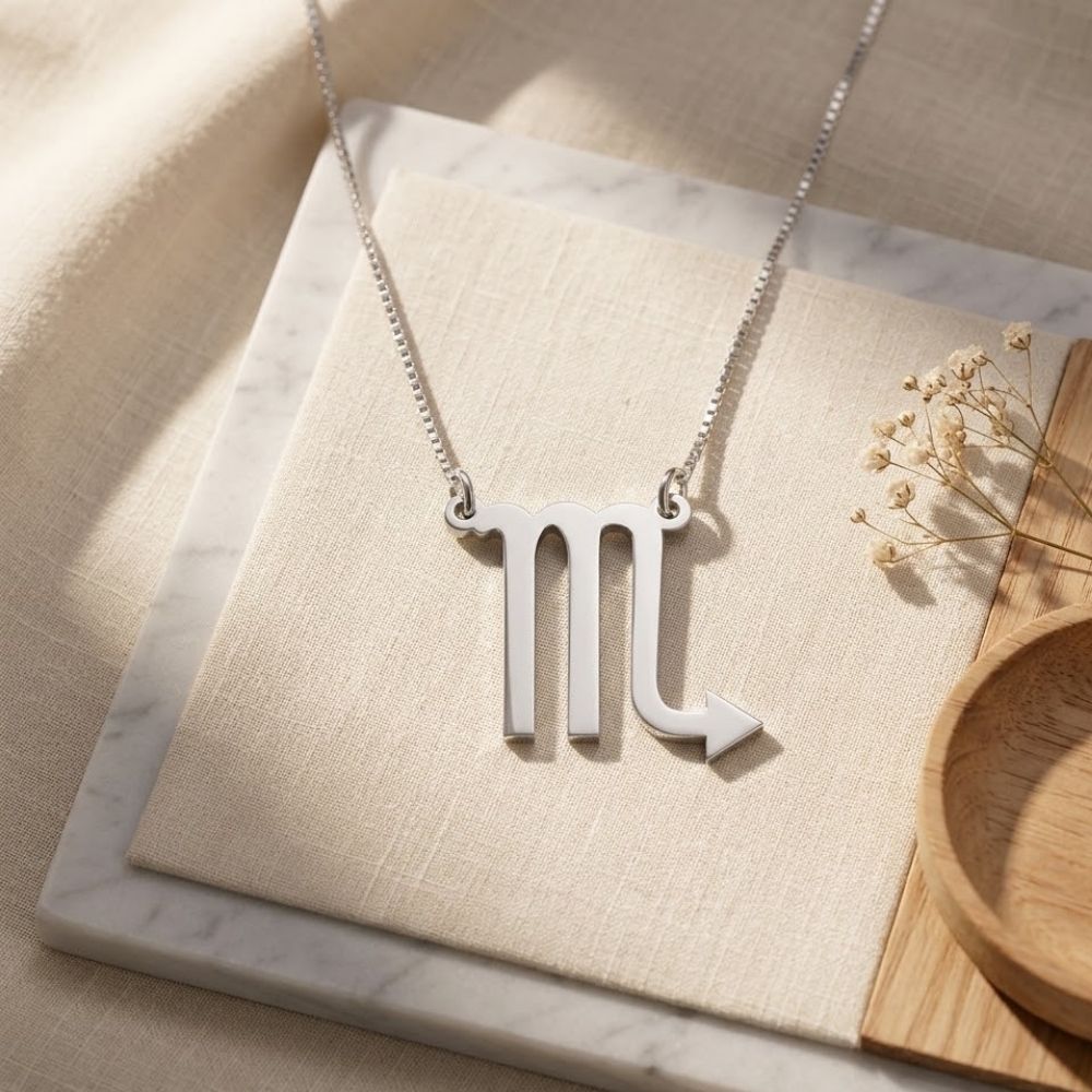 collier signe scorpion